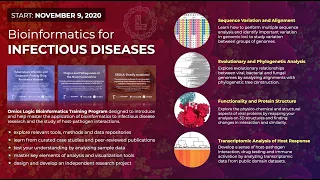 FREE Webinar Bioinformatics for Infectious Diseases Fall 2020