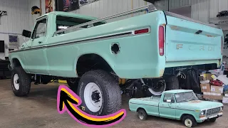 How to do a 4WD Body Conversion on a 73-79 Ford Truck