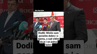 Dodik o veleposlaniku SAD-a: Mislio sam ponešto dobro i o njemu, a sad vidim da je i on jedna lažov