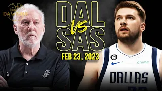 Dallas Mavericks vs San Antonio Spurs Full Game Highlights | Feb 23, 2023 | FreeDawkins