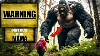 SASQUATCH MOTHER  ATTACKS TO DEFEND HER BABY | "I Tried Playing Dead But She Didn't Stop" | #bigfoot