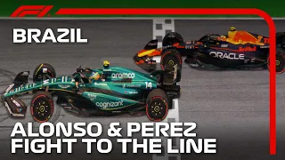 Alonso And Perez's Incredible Photo Finish | 2023 Sao Paulo Grand Prix