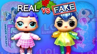 Holiday Gift Box of Fake LOL and Party Pop Teenies