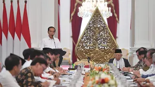 Sidang Kabinet Paripurna Perdana Kabinet Indonesia Maju, Istana Merdeka, 24 Oktober 2019