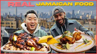 REAL Jamaican Food TOUR in NEW YORK (Jerk Chicken, Ackee Salt Fish, Beef Patty)