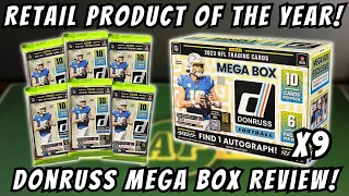 INCREDIBLE VALUE! 2023 Donruss Football Mega Box Review!