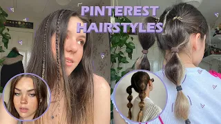 Pinterest & TikTok Hairstyles | 90s/y2k vibes