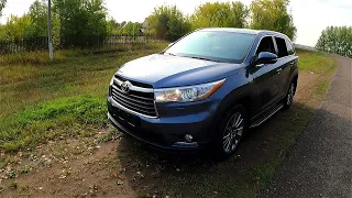 2014 Toyota Highlander GSU55L 3.5 (249) 2GR-FE. Тест-Драйв.