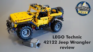 LEGO Technic 42122 Jeep Wrangler detailed building review