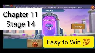 Vergeway Chapter 11 Stage 14 | Lords Mobile | MG TRAP