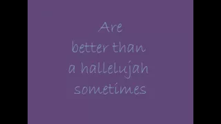 Amy Grant - Better Than A Hallelujah ( Lyrics)