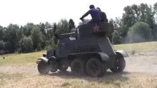 БА-3.  Военный Фестиваль "Поле Боя" 2014