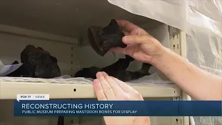 FOX 17 gets inside look at efforts to preserve mastodon bones found in Kent Co.