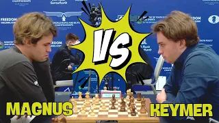 Carlsen Magnus VS Keymer Vincent II 2023 FIDE World Rapid Championship R9