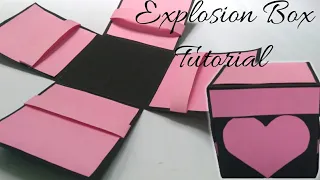 Chocolate Explosion Box Tutorial | Explosion Gift Box full Tutorial |