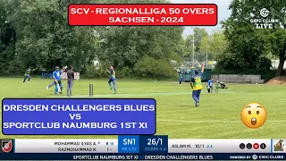 Dresden Challengers BLUES vs Sportclub Naumburg 1st XI. SCV Regionalliga (50 overs). May 09 2024