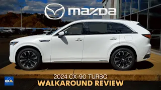 The ALL NEW 2024 Mazda CX-90 Turbo S is a VERY Luxurious 3-Row SUV | 2024 Mazda CX-90 Turbo S Review