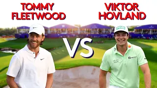 Every Shot Of Tommy Fleetwood vs Viktor Hovland