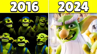 All Clash Royale Animations In 1 Video (2016-2024)