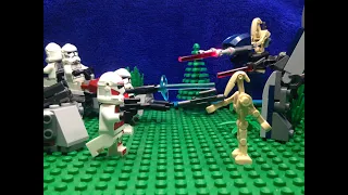 Clones Vs Droids | Stop Motion | Lego Star Wars