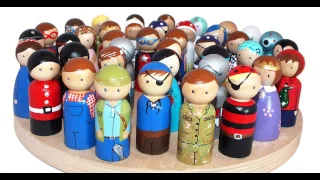 A slideshow of just some of my peg doll creations.