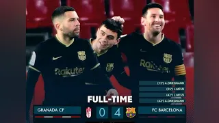 Barcelona vs Granada // 4-0 //.. extended highlights and goals ...10-01-2021