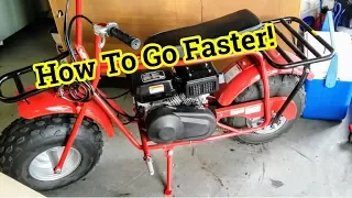 How To Make Your Mini Bike Faster - Coleman CT200U