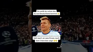 #fussball Toni kroos Interview 😄