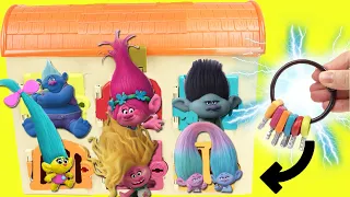 Trolls Band Together Movie Surprise Doors with Keys + DIY Crafts for Kids