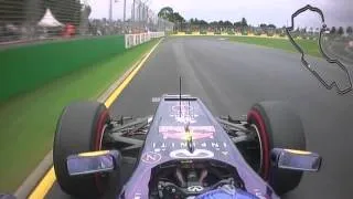 Australia 2013 -  Sebastian Vettel  Pole Lap