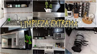 LIMPIEZA EXTREMA EN MI COCINA ANTES DE NAVIDAD💯✅️ORGANIZACIÓN Y NUEVOS CAMBIOS