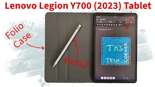 Lenovo Legion Y700 2023 tablet and accessories review #lenovolegion #lenovo #lenovotab