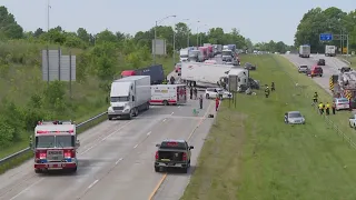 Multi-vehicle crash on I-70 claims 1 life