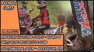 Premier Class - 2023 American Hillclimb East Series Round #4 Jefferson, PA 9/16/2023 White Rose M/C