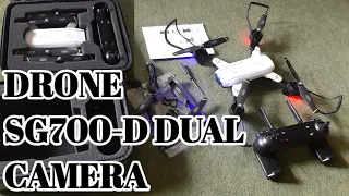 unboxing drone terbaru sg 700-d dual camera 1080 4k | terbaru
