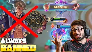 Why my Natan was Banned in M3 | Mobile Legends