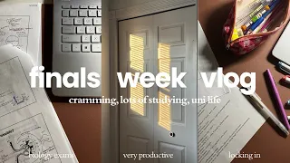 finals week vlog 📖 very productive, so much studying, cramming, locking in, uni life