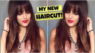 Haircut tips for Long hair- All About My New Haircut With Fringes & Long Layers Step by Step