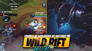 Conheça o NOCTURNE e Suas HABILIDADES Antes Dele Chegar ao WILD RIFT!