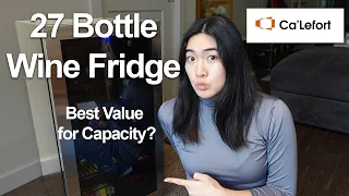 Best Intro Wine Fridge for UNDER $300? - Ca'Lefort 27 Bottle Wine Fridge Review