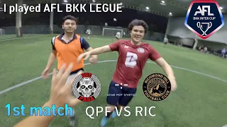 I played AFL BKK 6-side league in Thailand, This is foodball