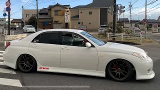 【ヴェロッサ】VR25  搬出シーン　Real Speed Engineering フルチタンマフラー 1JZ-GTE  JZX110