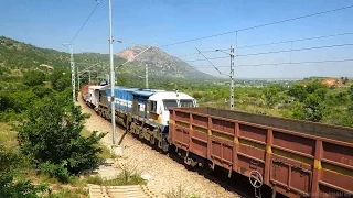 WDG4 led Python - Longest Diesel hauled train of Indian Railways