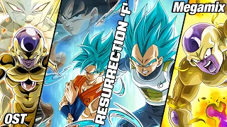 ALL RESURRECTION 'F' OST MEGAMIX | Dragon Ball Z Dokkan Battle