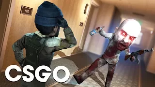 ЧТО МНЕ ДЕЛАТЬ?! БОЛЬНОЙ МАНЬЯК НЕ МОЖЕТ НАС УБИТЬ ► CS:GO (Угар,Маньяк)