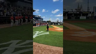 National Anthem Yankees / Red Sox pre-season 2023