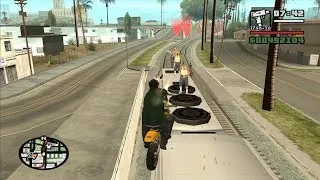 GTA San Andreas - Wrong Side of the Tracks - Big Smoke mission 3 - OrionSR Jump