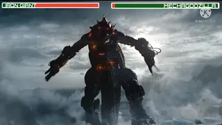 Iron Giant Vs Mechagodzilla Ready Player One With Healthbars