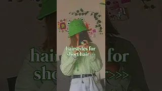 hairstyles for short hair #aesthetic #aestheticgirl #hairstyle #shortsfeed #fypシ