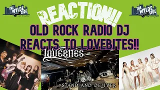 [REACTION!!] Old Rock Radio DJ REACTS to LOVEBITES ft. "Stand & Deliver" (Official Video)